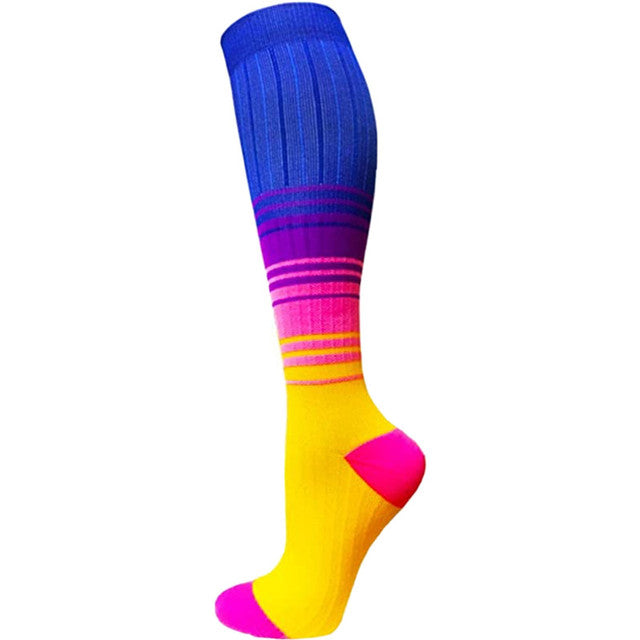 58 Styles Quality Unisex Compression Stockings Cycling Socks Fit Medical Edema, Diabetes, Varicose Veins, Running Marathon Socks