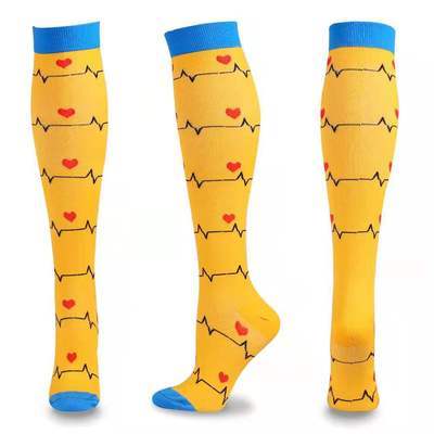 58 Styles Quality Unisex Compression Stockings Cycling Socks Fit Medical Edema, Diabetes, Varicose Veins, Running Marathon Socks
