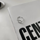 QiLuxy New Silver Color Hollowed-out Heart Shape Open Ring Design Cute Fashion Love Jewelry for Women Girl Gifts Adjustable