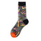 Novelty Harajuku New Product Crystal Silk Tide Socks Funny Sunflowers Vines Flowers Happy Women Socks Casual High Quality Sox
