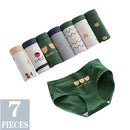 7Pcs Underwear Women Plus Size Panties Girls Briefs Sexy Lingeries Cueca Intimates Calcinhas Cotton Shorts Underpants Cute Panty