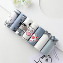 7Pcs Underwear Women Plus Size Panties Girls Briefs Sexy Lingeries Cueca Intimates Calcinhas Cotton Shorts Underpants Cute Panty