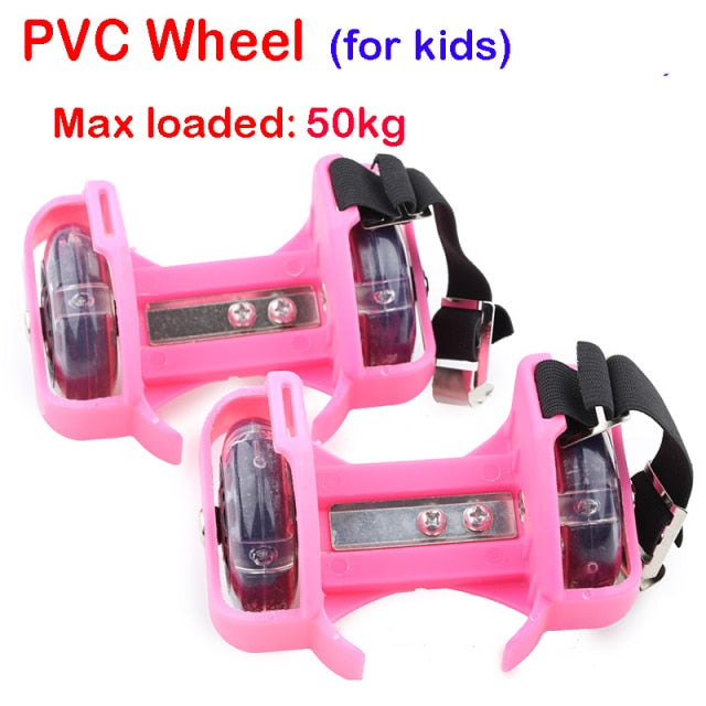 Flashing Roller Skating Shoes Small Whirlwind Pulley Flash Wheel heel Roller Skates Sports Rollerskate Shoes for Kids and adult