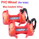 Flashing Roller Skating Shoes Small Whirlwind Pulley Flash Wheel heel Roller Skates Sports Rollerskate Shoes for Kids and adult
