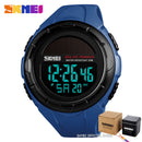 SKMEI Men Luminous Watches Sport Digital Mens Wristwatches Solar For Power Enviormentally Alarm Male Clock reloj hombre 1405