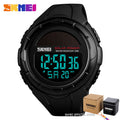 SKMEI Men Luminous Watches Sport Digital Mens Wristwatches Solar For Power Enviormentally Alarm Male Clock reloj hombre 1405