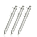 3pcs Multifunction 0.5mm Caliper pen Gel Ink Pen Vernier Caliper Roller Ball Pen Stationery Ball-Point Plastic Stationery Gift