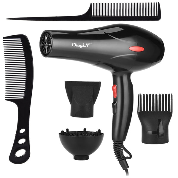 2200W Electric Hair Dryer Professional Large Power Below Dryer Barbershop Hot Cold Wind Hairdryer Wind Collector Diffuser Nozzle