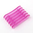 5 Grids  Acrylic Clear Nail Brush Rack Shelf Painting Pen Rest Holder Stand Colorful UV Gel Brush Display Holder