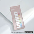 200 Sheets/pack Colorful Sticky Notes Memo Pad Label Note Bookmarks Notepad School Office Stationery Supplies