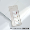 200 Sheets/pack Colorful Sticky Notes Memo Pad Label Note Bookmarks Notepad School Office Stationery Supplies