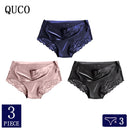 3pcs/lot QUCO Brand sexy Women Underwear High Quality Women Panties Seamless Underwear Solid  Lingerie underwear women
