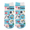 DZ1645 Doctor Nurse Print Grey's Anatomy Cotton Happy Socks Casual Creative Soft Comfortable Funny Novelty Men Woman Fans Gifts