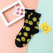 Dreamlikelin Spring Autumn Woman Funny Cotton Socks Smiley Print Korean Style Kawaii Smile Face Socks