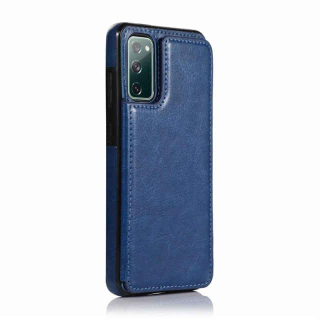 Leather A52 A72 Case For Samsung Galaxy S21 S20 FE S10 S9 S8 Ultra Plus A12 A32 A42 A51 A71 A21S A50 A30 A40 A20 A10 Flip Cover