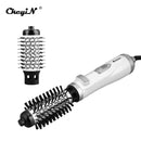 Professional Electric Volumizer Hair Curler Hot Air Hair Dryer Salon Straightener Rotating One Step Heat Air Comb Styling Brush