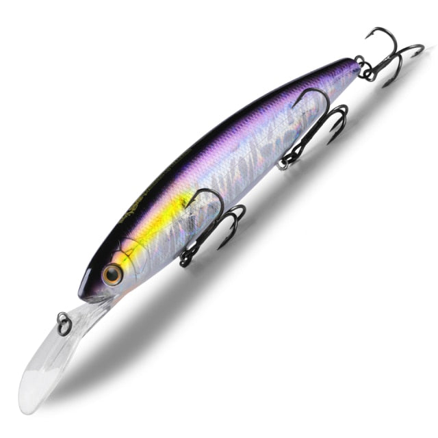 Bearking 130mm 28.6g professional quality fishing lures hard bait dive 2.5-3m quality wobblers minnow  Artificial Bait Tackle