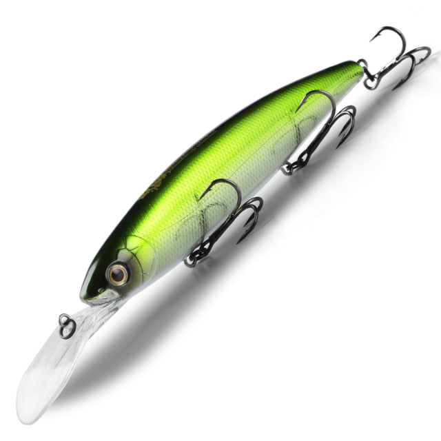 Bearking 130mm 28.6g professional quality fishing lures hard bait dive 2.5-3m quality wobblers minnow  Artificial Bait Tackle
