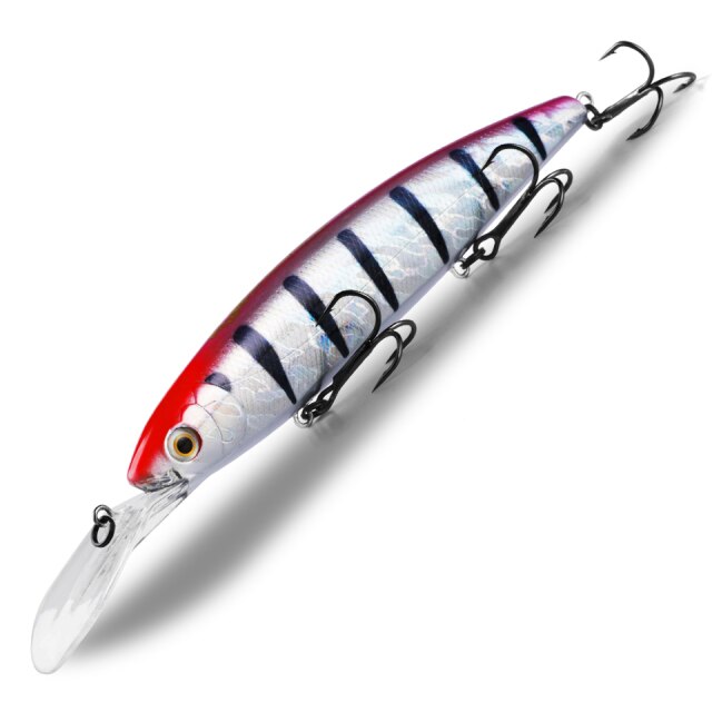 Bearking 130mm 28.6g professional quality fishing lures hard bait dive 2.5-3m quality wobblers minnow  Artificial Bait Tackle