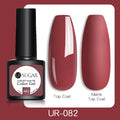 UR SUGAR 7.5ml Gel Nail Polish Nail Color Soak Off UV Gel Varnish Semi Permanant UV Gel Nail Art Varnish Base Top Coat