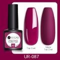 UR SUGAR 7.5ml Gel Nail Polish Nail Color Soak Off UV Gel Varnish Semi Permanant UV Gel Nail Art Varnish Base Top Coat