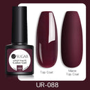 UR SUGAR 7.5ml Gel Nail Polish Nail Color Soak Off UV Gel Varnish Semi Permanant UV Gel Nail Art Varnish Base Top Coat