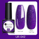 UR SUGAR 7.5ml Gel Nail Polish Nail Color Soak Off UV Gel Varnish Semi Permanant UV Gel Nail Art Varnish Base Top Coat