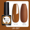 UR SUGAR 7.5ml Gel Nail Polish Nail Color Soak Off UV Gel Varnish Semi Permanant UV Gel Nail Art Varnish Base Top Coat