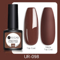UR SUGAR 7.5ml Gel Nail Polish Nail Color Soak Off UV Gel Varnish Semi Permanant UV Gel Nail Art Varnish Base Top Coat