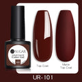 UR SUGAR 7.5ml Gel Nail Polish Nail Color Soak Off UV Gel Varnish Semi Permanant UV Gel Nail Art Varnish Base Top Coat