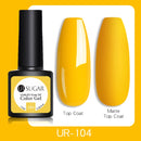 UR SUGAR 7.5ml Gel Nail Polish Nail Color Soak Off UV Gel Varnish Semi Permanant UV Gel Nail Art Varnish Base Top Coat