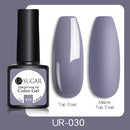 UR SUGAR 7.5ml Gel Nail Polish Nail Color Soak Off UV Gel Varnish Semi Permanant UV Gel Nail Art Varnish Base Top Coat