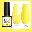 UR SUGAR 7.5ml Gel Nail Polish Nail Color Soak Off UV Gel Varnish Semi Permanant UV Gel Nail Art Varnish Base Top Coat