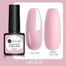 UR SUGAR 7.5ml Gel Nail Polish Nail Color Soak Off UV Gel Varnish Semi Permanant UV Gel Nail Art Varnish Base Top Coat