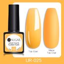UR SUGAR 7.5ml Gel Nail Polish Nail Color Soak Off UV Gel Varnish Semi Permanant UV Gel Nail Art Varnish Base Top Coat