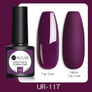 UR SUGAR 7.5ml Gel Nail Polish Nail Color Soak Off UV Gel Varnish Semi Permanant UV Gel Nail Art Varnish Base Top Coat