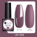 UR SUGAR 7.5ml Gel Nail Polish Nail Color Soak Off UV Gel Varnish Semi Permanant UV Gel Nail Art Varnish Base Top Coat