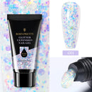 BORN PRETTY Extension Nail Gel Nail Polish Acrylic Nail Glitter Sequins Soak Off UV Extend Gel For Nail Extensions 30/20ml