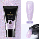 BORN PRETTY Extension Nail Gel Nail Polish Acrylic Nail Glitter Sequins Soak Off UV Extend Gel For Nail Extensions 30/20ml