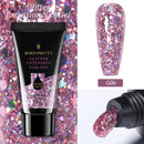 BORN PRETTY Extension Nail Gel Nail Polish Acrylic Nail Glitter Sequins Soak Off UV Extend Gel For Nail Extensions 30/20ml