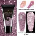 BORN PRETTY Extension Nail Gel Nail Polish Acrylic Nail Glitter Sequins Soak Off UV Extend Gel For Nail Extensions 30/20ml