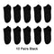 10 Pairs Women  Breathable Sports socks Solid Color Boat Comfortable Cotton Ankle Socks  Wholesale