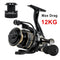 2021 New Spinning reels 12KG Max Drag Carrete de pesca 5.2:1 Metal Stainless Steel Fishing Reel Saltwater Reel for Fishing
