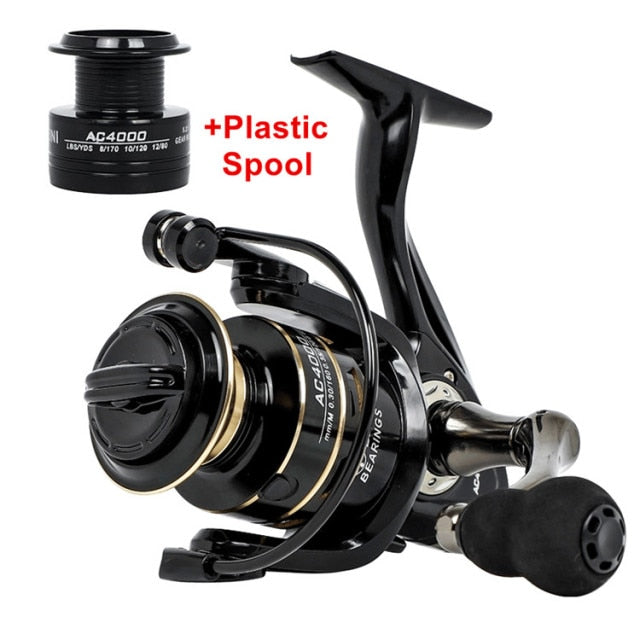 2021 New Spinning reels 12KG Max Drag Carrete de pesca 5.2:1 Metal Stainless Steel Fishing Reel Saltwater Reel for Fishing