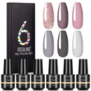 ROSALIND Nail Gel Manicure Set Hybrid Varnish Kit For Nails Art UV Lamp Semi Permanent Nail Gel Polish Set With Good Pack