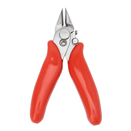 Diagonal Pliers 3.5 Inch Mini Wire Cutter Small Soft Cutting Electronic Pliers Wires Insulating Rubber Handle Model Hand Tools