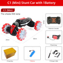 ZWN C1/ C1 MINI 4WD RC CAR Radio Gesture Induction 2.4G Toy Light Music Drift Dancing Twist Stunt Remote Control Car for Kids