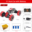 ZWN C1/ C1 MINI 4WD RC CAR Radio Gesture Induction 2.4G Toy Light Music Drift Dancing Twist Stunt Remote Control Car for Kids