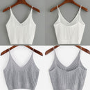 Fashion Women Summer Basic Tops Sexy Strappy Sleeveless Racerback Crop Top 2021 Female Casual Solid Color Ribbed Knit Short Vest