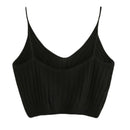 Fashion Women Summer Basic Tops Sexy Strappy Sleeveless Racerback Crop Top 2021 Female Casual Solid Color Ribbed Knit Short Vest